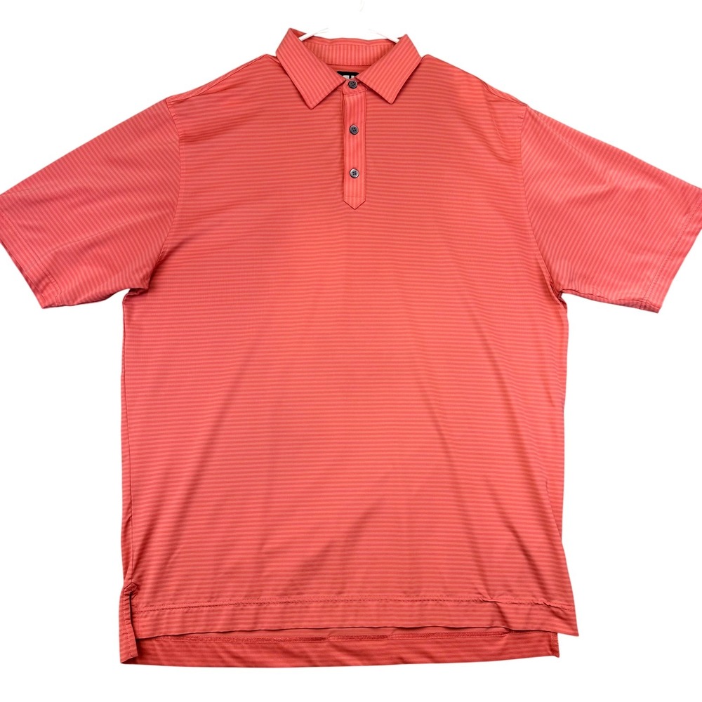FootJoy Coral Striped Polo Shirt